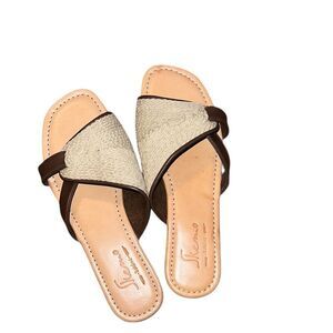 Skemo Boheme Sleek Brown and Cream Women's Sandals 9